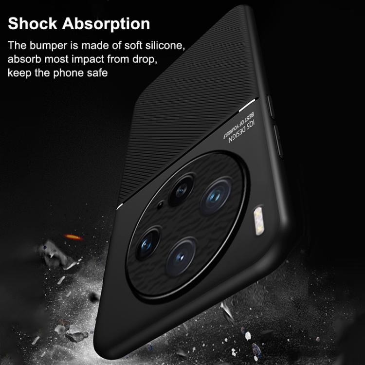 Classic Tilt Strip Grain Magnetic PC Hybrid TPU Phone Case, For vivo X300, For vivo V60 Lite 5G, For vivo V60 5G, For vivo X200s, For vivo X200 Ultra, For vivo S20