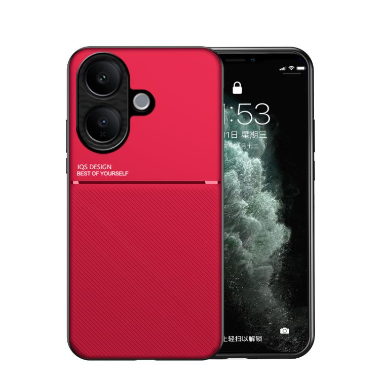 Classic Tilt Strip Grain Magnetic PC Hybrid TPU Phone Case, For vivo Y31 5G 2025 / Y21d 4G, For vivo iQOO 15, For vivo X300 Pro, For vivo X300, For vivo V60 Lite 5G, For vivo V60 5G