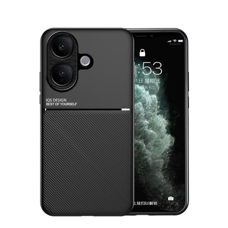 Classic Tilt Strip Grain Magnetic PC Hybrid TPU Phone Case, For vivo X300, For vivo V60 Lite 5G, For vivo V60 5G, For vivo X200s, For vivo X200 Ultra, For vivo S20