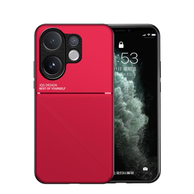 Classic Tilt Strip Grain Magnetic PC Hybrid TPU Phone Case, For vivo Y31 5G 2025 / Y21d 4G, For vivo iQOO 15, For vivo X300 Pro, For vivo X300, For vivo V60 Lite 5G, For vivo V60 5G