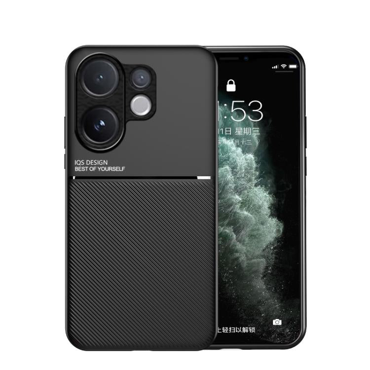 Classic Tilt Strip Grain Magnetic PC Hybrid TPU Phone Case, For vivo Y31 5G 2025 / Y21d 4G, For vivo iQOO 15, For vivo X300 Pro, For vivo X300, For vivo V60 Lite 5G, For vivo V60 5G
