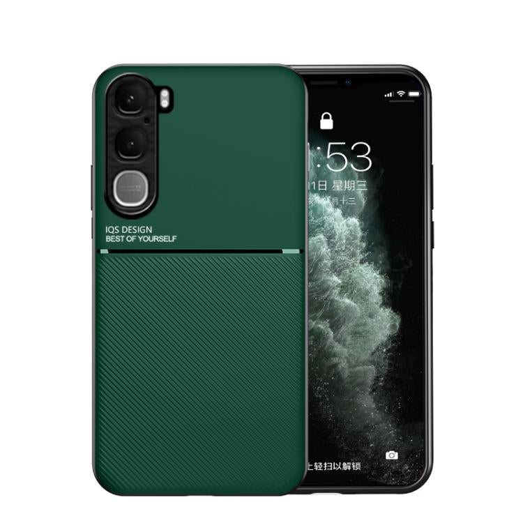 Classic Tilt Strip Grain Magnetic PC Hybrid TPU Phone Case, For vivo Y31 5G 2025 / Y21d 4G, For vivo iQOO 15, For vivo X300 Pro, For vivo X300, For vivo V60 Lite 5G, For vivo V60 5G