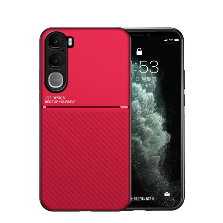 Classic Tilt Strip Grain Magnetic PC Hybrid TPU Phone Case, For vivo Y31 5G 2025 / Y21d 4G, For vivo iQOO 15, For vivo X300 Pro, For vivo X300, For vivo V60 Lite 5G, For vivo V60 5G