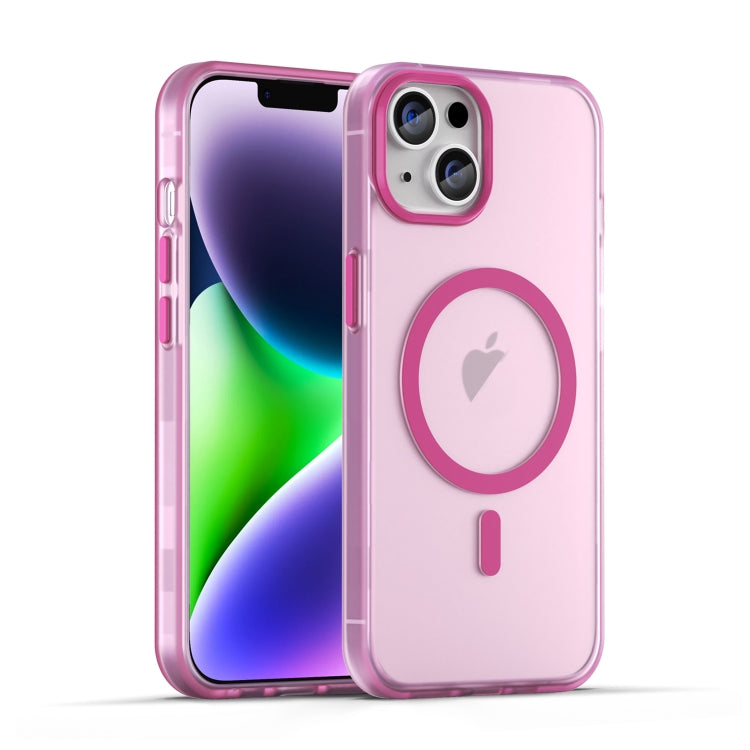 MagSafe Frosted Translucent TPU + PC Full Coverage Phone Case, For iPhone 15, For iPhone 14 Plus