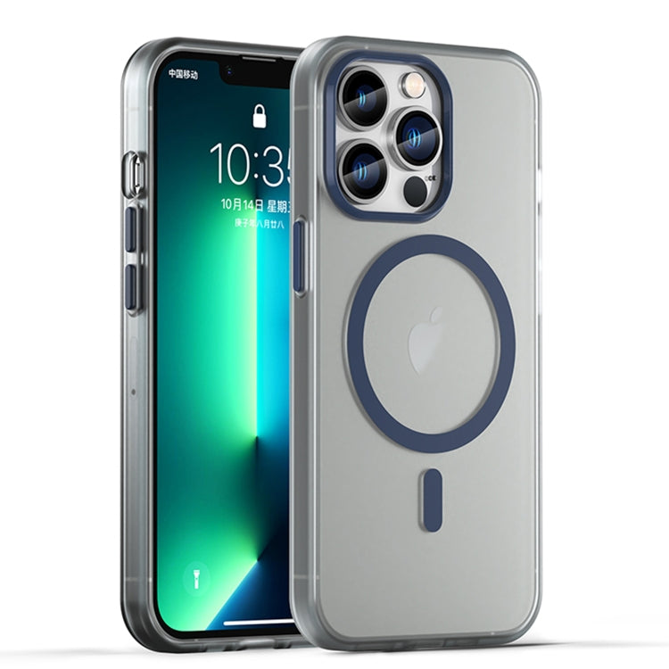 MagSafe Frosted Translucent TPU + PC Full Coverage Phone Case, For iPhone 13 Pro Max, For iPhone 13 Pro
