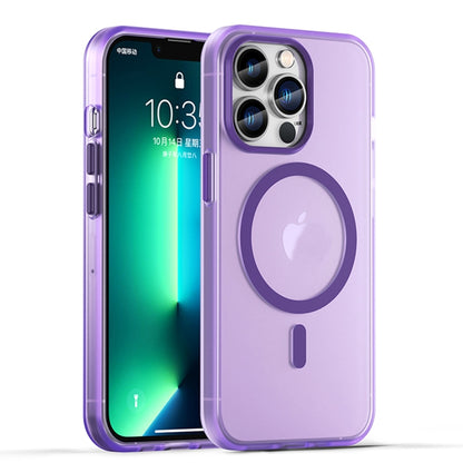 MagSafe Frosted Translucent TPU + PC Full Coverage Phone Case, For iPhone 13 Pro Max, For iPhone 13 Pro