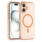 MagSafe Frosted Translucent TPU + PC Full Coverage Phone Case, For iPhone 16, For iPhone 15 Pro Max