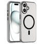 MagSafe Frosted Translucent TPU + PC Full Coverage Phone Case, For iPhone 16 Pro, For iPhone 16 Plus