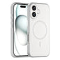 MagSafe Frosted Translucent TPU + PC Full Coverage Phone Case, For iPhone 16 Pro, For iPhone 16 Plus