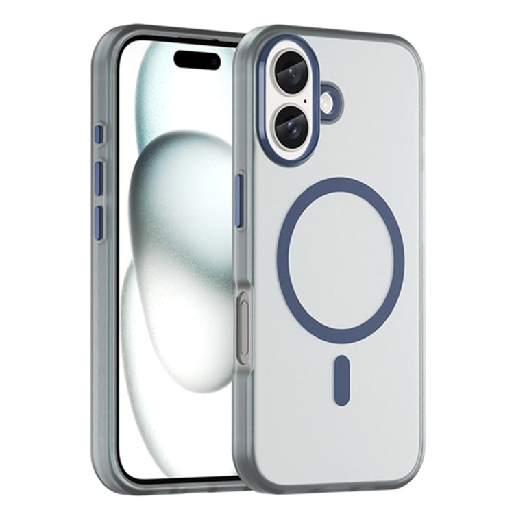 MagSafe Frosted Translucent TPU + PC Full Coverage Phone Case, For iPhone 16 Pro, For iPhone 16 Plus