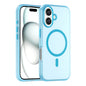 MagSafe Frosted Translucent TPU + PC Full Coverage Phone Case, For iPhone 16 Pro, For iPhone 16 Plus