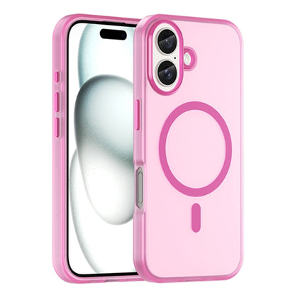 MagSafe Frosted Translucent TPU + PC Full Coverage Phone Case, For iPhone 16 Pro, For iPhone 16 Plus