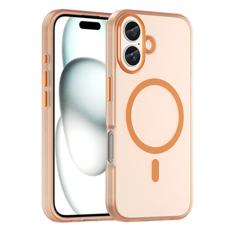 MagSafe Frosted Translucent TPU + PC Full Coverage Phone Case, For iPhone 16 Pro, For iPhone 16 Plus