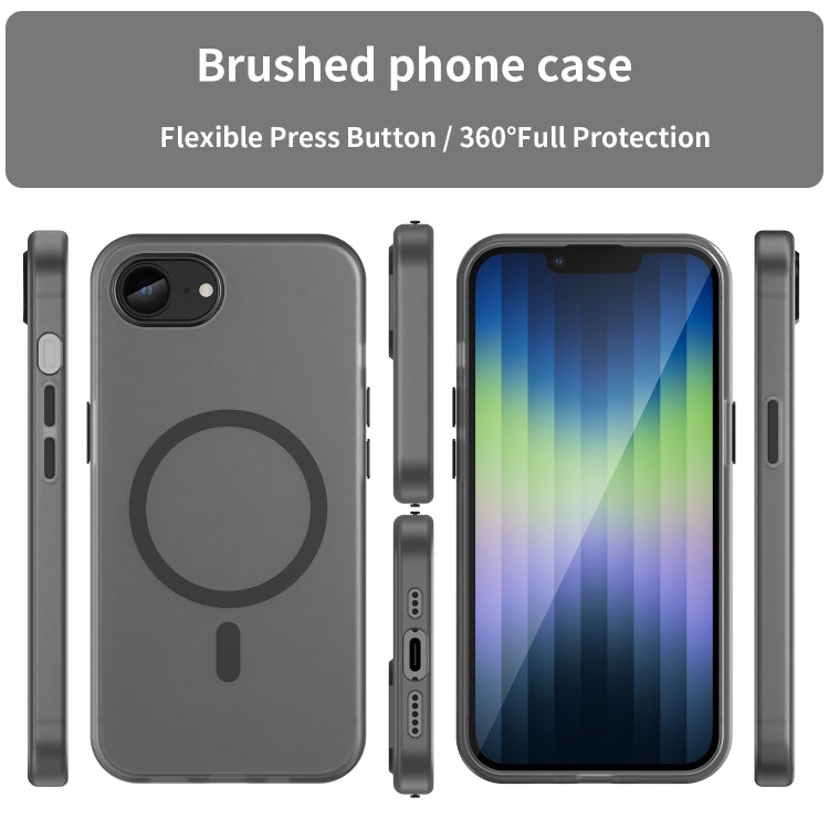 MagSafe Frosted Translucent TPU + PC Full Coverage Phone Case, For iPhone 17e / 16e, For iPhone 17 Pro Max, For iPhone 17 Pro