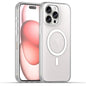 MagSafe Frosted Translucent TPU + PC Full Coverage Phone Case, For iPhone 16, For iPhone 15 Pro Max