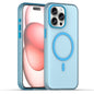 MagSafe Frosted Translucent TPU + PC Full Coverage Phone Case, For iPhone 16, For iPhone 15 Pro Max