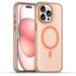 MagSafe Frosted Translucent TPU + PC Full Coverage Phone Case, For iPhone 16, For iPhone 15 Pro Max
