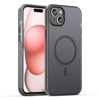 MagSafe Frosted Translucent TPU + PC Full Coverage Phone Case, For iPhone 15 Pro, For iPhone 15 Plus