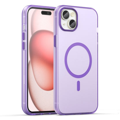 MagSafe Frosted Translucent TPU + PC Full Coverage Phone Case, For iPhone 15 Pro, For iPhone 15 Plus