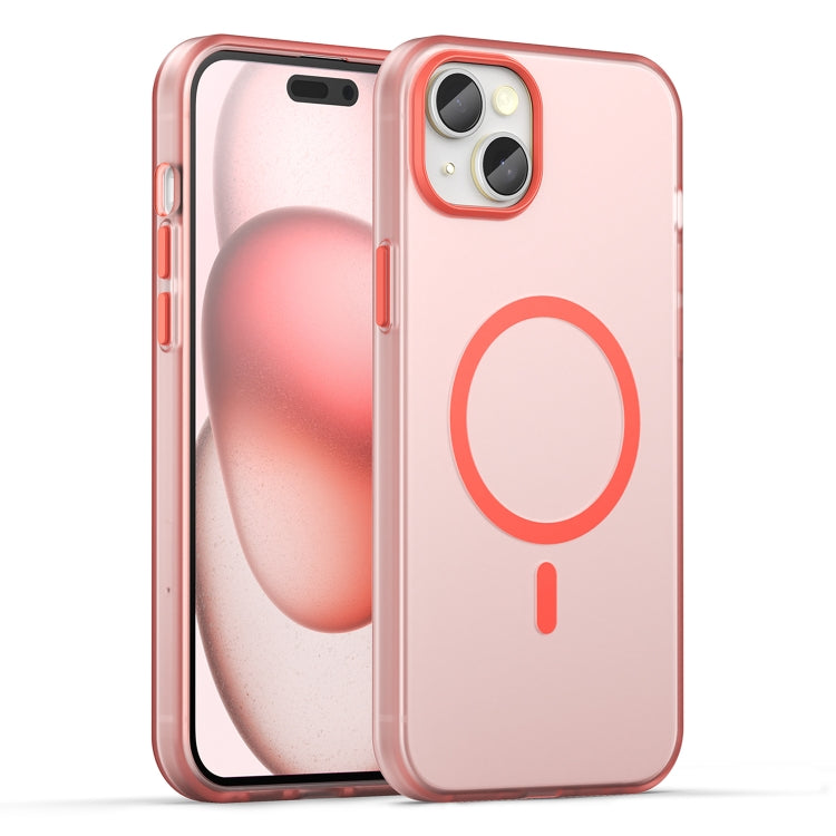 MagSafe Frosted Translucent TPU + PC Full Coverage Phone Case, For iPhone 15 Pro, For iPhone 15 Plus