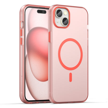MagSafe Frosted Translucent TPU + PC Full Coverage Phone Case, For iPhone 15 Pro, For iPhone 15 Plus