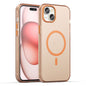 MagSafe Frosted Translucent TPU + PC Full Coverage Phone Case, For iPhone 15 Pro, For iPhone 15 Plus
