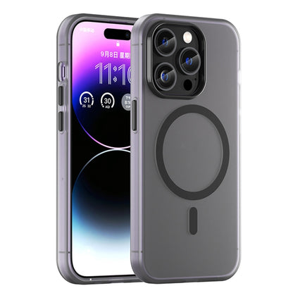 MagSafe Frosted Translucent TPU + PC Full Coverage Phone Case, For iPhone 14 Pro Max, For iPhone SE 2022 / 2020 / 8
