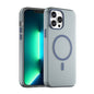MagSafe Frosted Translucent TPU + PC Full Coverage Phone Case, For iPhone 12 Pro Max, For iPhone 12 Pro