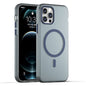 MagSafe Frosted Translucent TPU + PC Full Coverage Phone Case, For iPhone 12 Pro Max, For iPhone 12 Pro