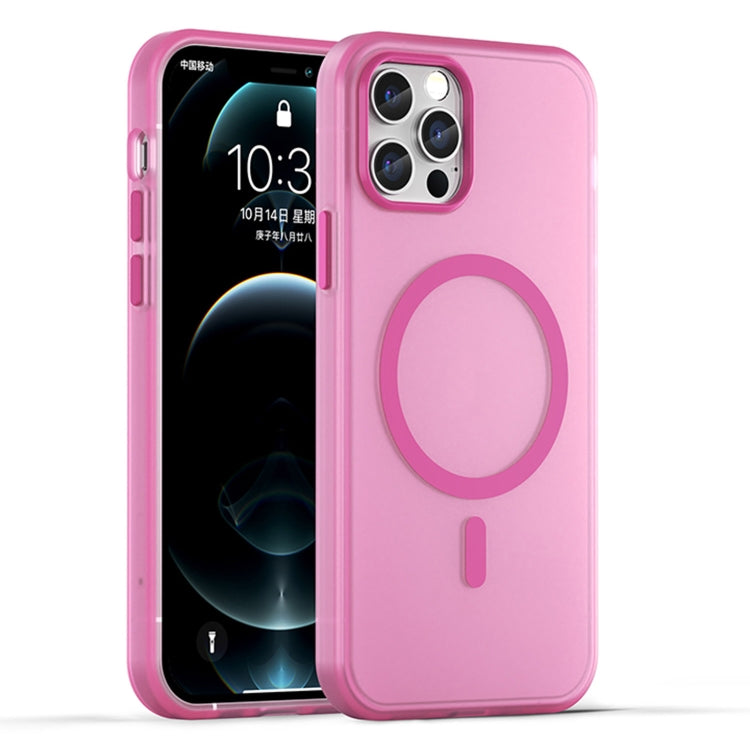 MagSafe Frosted Translucent TPU + PC Full Coverage Phone Case, For iPhone 12 Pro Max, For iPhone 12 Pro