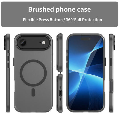 MagSafe Frosted Translucent TPU + PC Full Coverage Phone Case, For iPhone Air, For iPhone 16 Pro Max