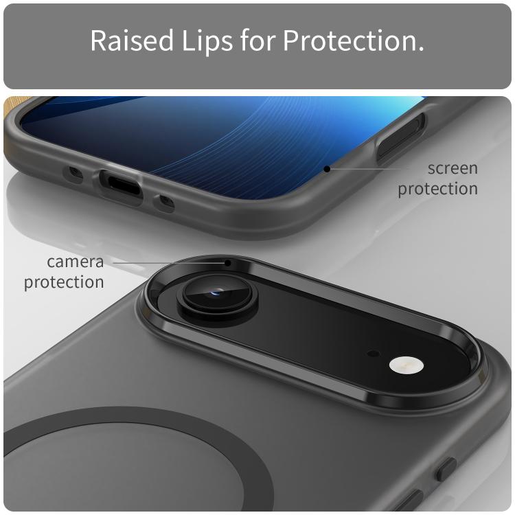 MagSafe Frosted Translucent TPU + PC Full Coverage Phone Case, For iPhone Air, For iPhone 16 Pro Max
