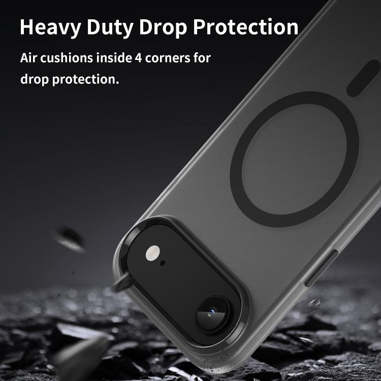 MagSafe Frosted Translucent TPU + PC Full Coverage Phone Case, For iPhone Air, For iPhone 16 Pro Max
