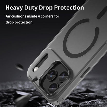 MagSafe Frosted Translucent TPU + PC Full Coverage Phone Case, For iPhone 18 Pro Max, For iPhone 17e / 16e