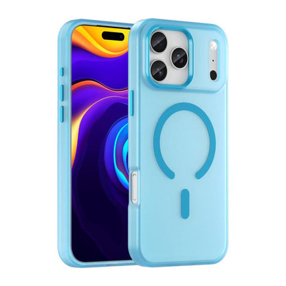 MagSafe Frosted Translucent TPU + PC Full Coverage Phone Case, For iPhone 18 Pro Max, For iPhone 17e / 16e