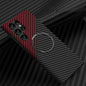 Carbon Fiber Texture MagSafe Magnetic Phone Case, For Samsung Galaxy S24 Ultra 5G, For Samsung Galaxy S24+ 5G, For Samsung Galaxy S24 5G