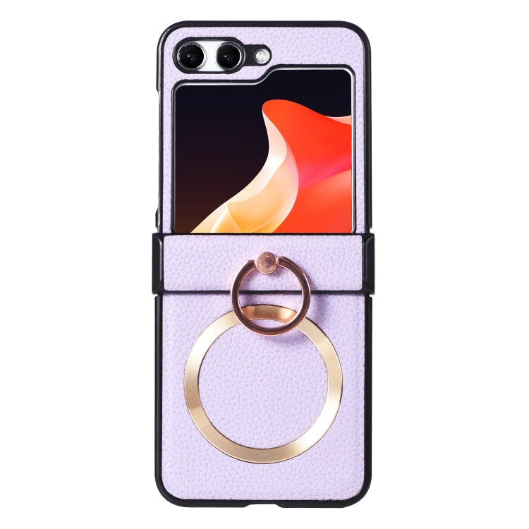 MagSafe Ring Holder Three-stage Folding Phone Case, For Samsung Galaxy Z Flip6 / Flip7 FE, For Samsung Galaxy Z Flip5