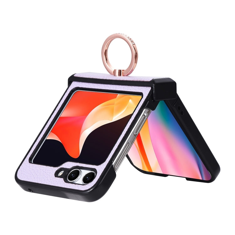 MagSafe Ring Holder Three-stage Folding Phone Case, For Samsung Galaxy Z Flip6 / Flip7 FE, For Samsung Galaxy Z Flip5