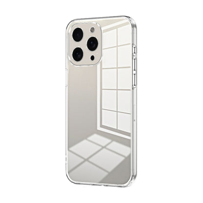 Transparent Plating Fine Hole Phone Case, For iPhone 15 Pro Max, For iPhone 15 Pro, For iPhone 15 Plus
