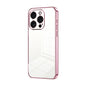 Transparent Plating Fine Hole Phone Case, For iPhone 15 Pro Max, For iPhone 15 Pro, For iPhone 15 Plus