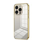 Transparent Plating Fine Hole Phone Case, For iPhone 15 Pro Max, For iPhone 15 Pro, For iPhone 15 Plus