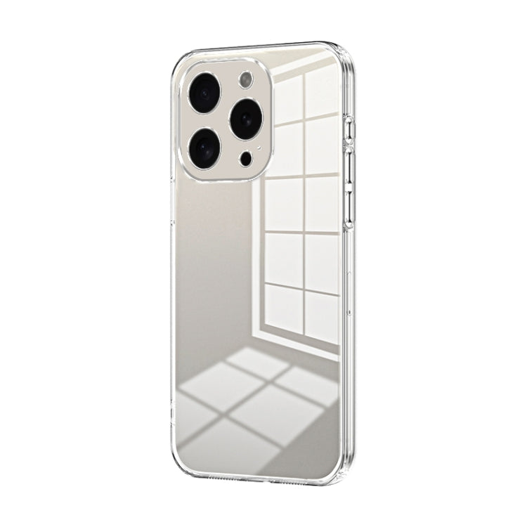 Transparent Plating Fine Hole Phone Case, For iPhone 15 Pro Max, For iPhone 15 Pro, For iPhone 15 Plus