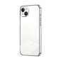 Transparent Plating Fine Hole Phone Case, For iPhone 15, For iPhone 14 Plus, For iPhone 14
