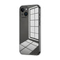 Transparent Plating Fine Hole Phone Case, For iPhone 15, For iPhone 14 Plus, For iPhone 14