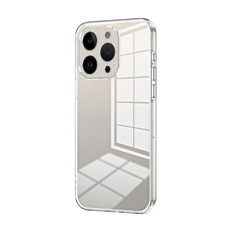 Transparent Plating Fine Hole Phone Case, For iPhone 14 Pro, For iPhone 14 Pro Max, For iPhone SE 2022 / 2020 / 8 / 7