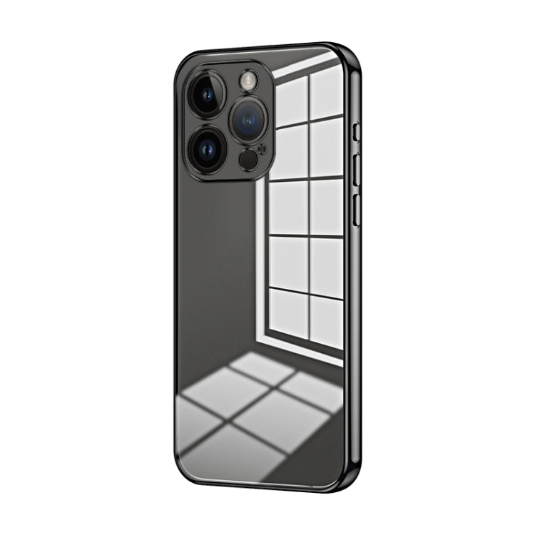 Transparent Plating Fine Hole Phone Case, For iPhone 14 Pro, For iPhone 14 Pro Max, For iPhone SE 2022 / 2020 / 8 / 7