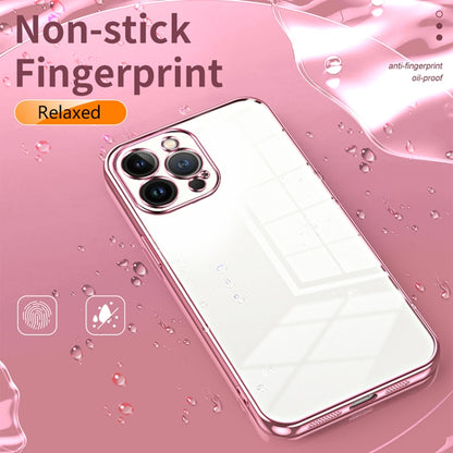 Transparent Plating Fine Hole Phone Case, For iPhone 13 Pro Max, For iPhone 13 Pro, For iPhone 13