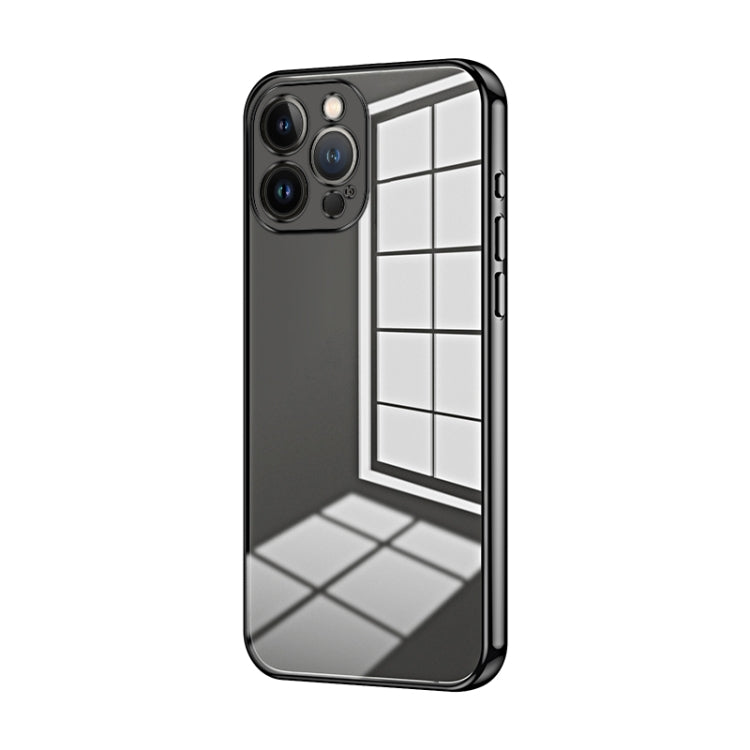 Transparent Plating Fine Hole Phone Case, For iPhone 13 Pro Max, For iPhone 13 Pro, For iPhone 13