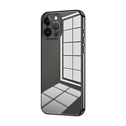 Transparent Plating Fine Hole Phone Case, For iPhone 13 Pro Max, For iPhone 13 Pro, For iPhone 13