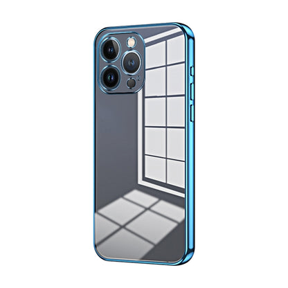 Transparent Plating Fine Hole Phone Case, For iPhone 13 Pro Max, For iPhone 13 Pro, For iPhone 13